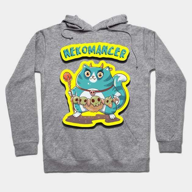 NekoMancer Art Hoodie by woleswaeh